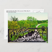 Metal Art Gate on Willow City Loop, TX Postkarte (Vorne/Hinten)