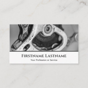 Metal bike pinion gear for Bicycle Repair Shops Visitenkarte