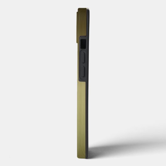 Metal: Brushed Brass Case-Mate iPhone Hülle (Rückseite / Links)