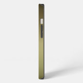 Metal: Brushed Brass iPhone Hülle (Linke Seite)