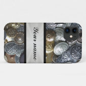 Metal Button Collection Case-Mate iPhone Hülle (Rückseite (Horizontal))