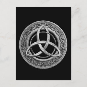 Metal Celtic Trinity Knot Postkarte