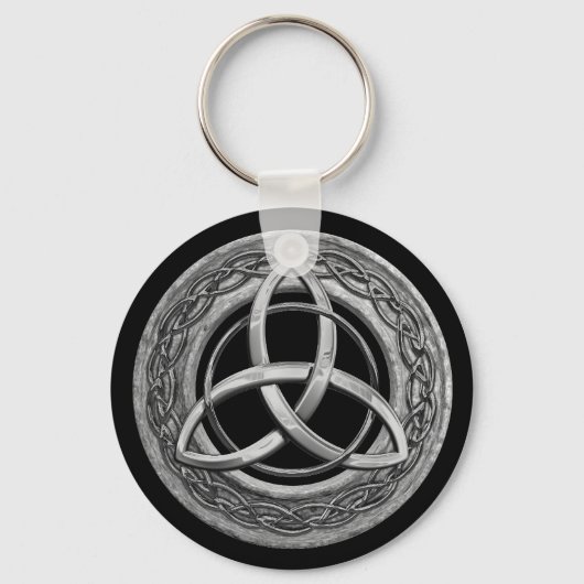 Metal Celtic Trinity Knot Schlüsselanhänger (Vorderseite)