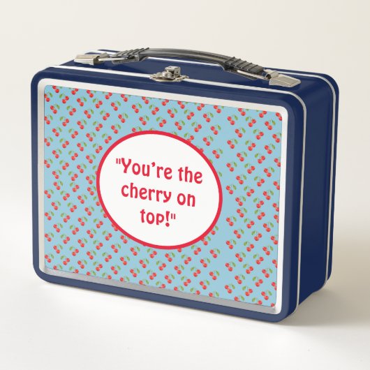 Metal Cherry Lunchbox (Vorderseite)