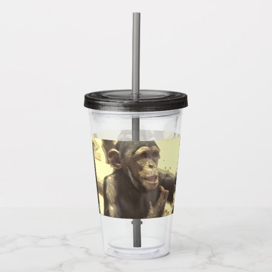 Metal Chimp Acryltrinkbecher (Vorderseite)