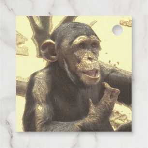Metal Chimp Geschenkanhänger