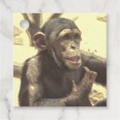 Metal Chimp Geschenkanhänger (Vorderseite)