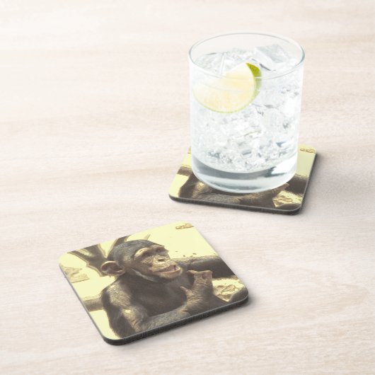 Metal Chimp Getränkeuntersetzer (Rechte Seite)