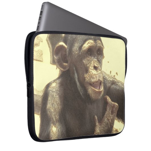 Metal Chimp Laptopschutzhülle (Vorne Rechts)