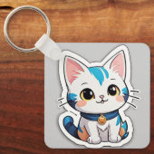 Metal Circle Keychain Schlüsselanhänger (Vorderseite)