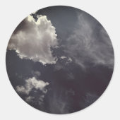 Metal cloud runder aufkleber (Vorderseite)