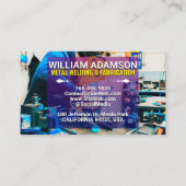 (Metal Contractor Services) Fabrication & Welding Visitenkarte (Vorderseite)