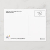 Metal Cowboy Art On Gate near Johnson City, TX Postkarte (Rückseite)