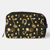 Metal Detecting Detectorist Pattern Personalised Waschbeutel (Rückseite)