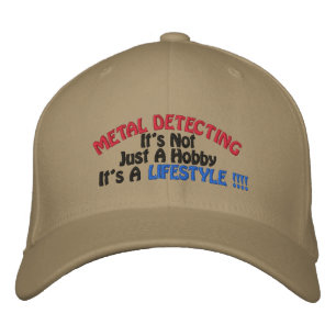 METAL DETECTING, es ist nicht, nur ein Hobby, es i Bestickte Kappe