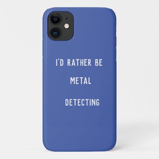 METAL DETECTING WÜRDE ICH VIELMEHR ERKENNEN Case-Mate iPhone HÜLLE (Rückseite)