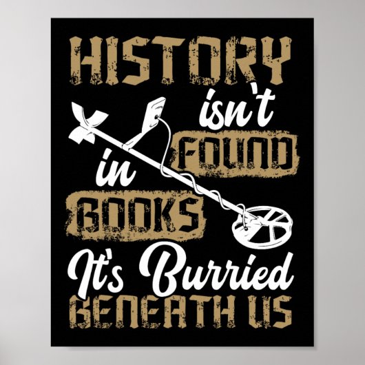 Metal Detection Archeology Adventure Metal Detecti Poster (Vorne)