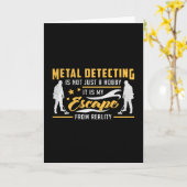 Metal Detection Gold Detectorist Geschenk Idee Karte (Gelbe Blume)