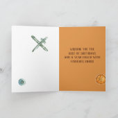 Metal Detection Happy Birthday Individuelle Name Karte (Innenseite)