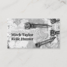 Metal Detection Relic Square Railroad Date Nails Visitenkarte