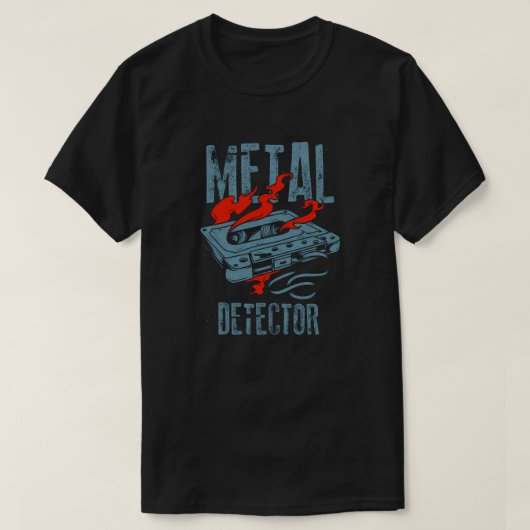 Metal Detector Cassette T-Shirt (Design vorne)