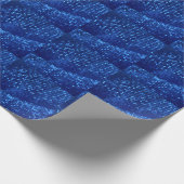 Metal Drapery Luxus 3D Hintergrund. Geschenkpapier (Ecke)