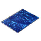 Metal Drapery Luxus 3D Hintergrund. Notizblock (Linke Seite)