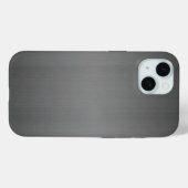 Metal: Dunkel gebürstetes Metall Case-Mate iPhone Hülle (Rückseite (Horizontal))