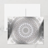 METAL Element Kaleido Muster Postkarte (Vorne/Hinten)