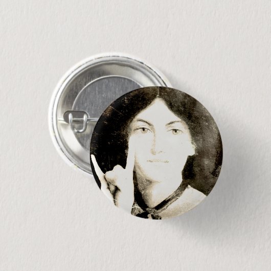 Metal Emily Bronte Button (Vorne & Hinten)
