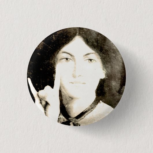 Metal Emily Bronte Button (Vorderseite)