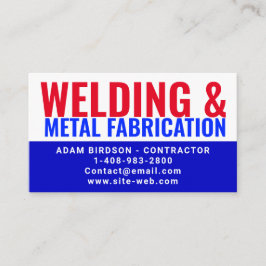 Metal Fabrication & Welding Contractor Services |  Telefonnummerkarte