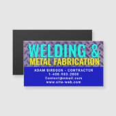 Metal Fabrication & Welding Magnetic Business Card Magnetkarte (Vorne/Hinten)