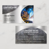 Metal Finish Business Card Design Visitenkarte (Vorne/Hinten)