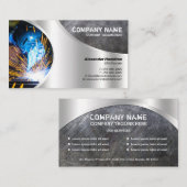 Metal Finish Business Card Visitenkarte (Vorne/Hinten)