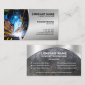 Metal Finish Business Card Visitenkarte (Vorne/Hinten)