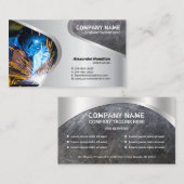 Metal Finish Business Card Visitenkarte (Vorne/Hinten)