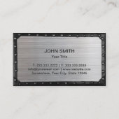 Metal Gear Monogram modern Visitenkarte (Rückseite)