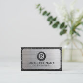 Metal Gear Monogram modern Visitenkarte (Stehend Vorderseite)