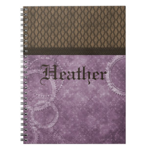 Metal Gear Steampunk Notizbuch, Lila Notizblock