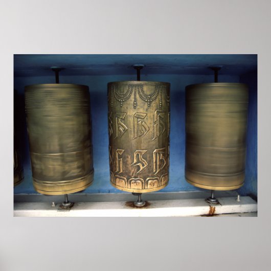 Metal-Gebet-Räder Poster (Vorne)