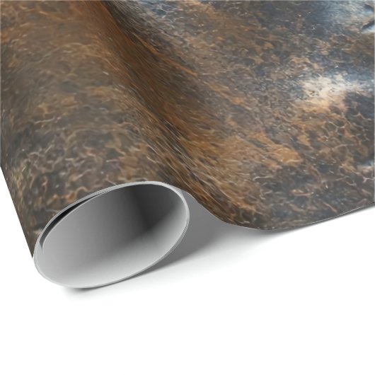 Metal Geschenkpapier (Rolleneckpunkt)