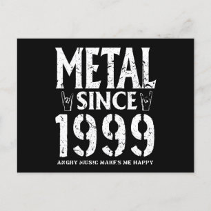 Metal Gift Birthday Vintage 1999 Postkarte