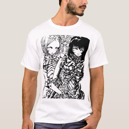 METAL GIRLS BLAME CLAYMORE T-Shirt (Vorderseite)