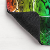 Metal Glow farbige Zähne Bite Dentist Mousepad (Ecke)