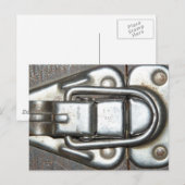 Metal Grunge Latch Postkarte (Vorne/Hinten)