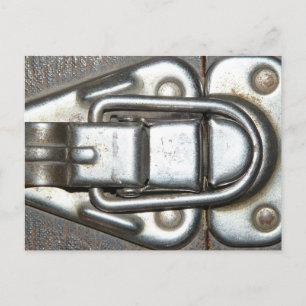 Metal Grunge Latch Postkarte