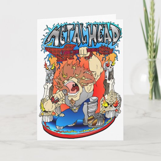 Metal Head Karte (Vorderseite)