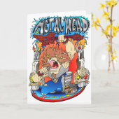 Metal Head Karte (Gelbe Blume)