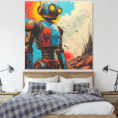 METAL HEART IRON MAN-16 LEINWANDDRUCK (Insitu (Schlafzimmer))
